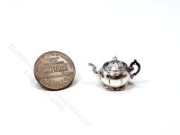 (image for) Miniature Sterling Silver Teapot by Don Henry
