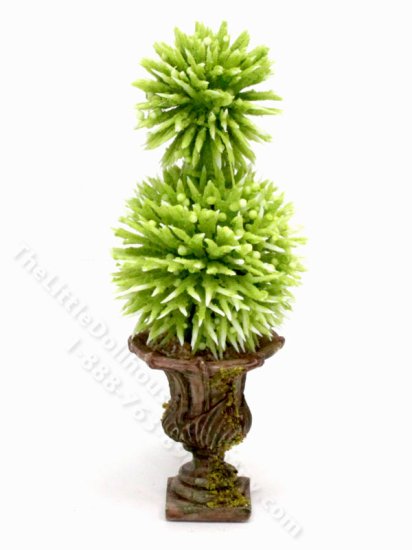 (image for) Miniature Stacked Ball Topiary for Dollhouses