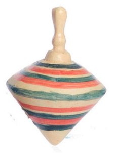 (image for) Miniature Spinning Top for Dollhouses