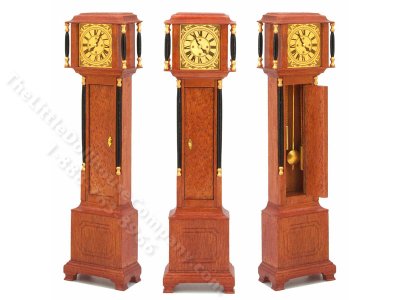 (image for) Miniature Simplified Empire or Biedermeier Longcase Clock Kit
