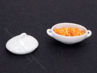 (image for) Dollhouse Scale Model Carrots Dish by Pride of Plaice