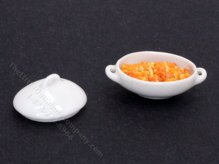 (image for) Dollhouse Scale Model Carrots Dish by Pride of Plaice