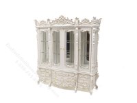 (image for) Miniature Renaissance Display Case for Dollhouses - White