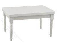 (image for) Miniature White Kitchen Table For Dollhouses