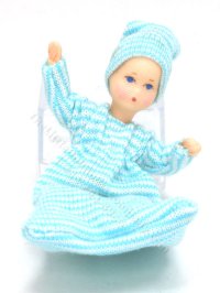 (image for) Baby Flexible Doll in Sleeping Bag by Erna Meyer