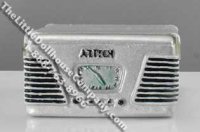 (image for) Dollhouse Scale Model 1950s Silver Turntable