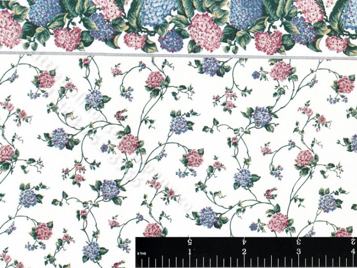 (image for) Kismet Pattern Miniature Wallpaper for Dollhouses - Pink