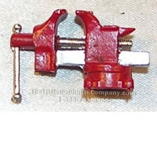 (image for) Dollhouse Scale Model Top Mounted Red Vise