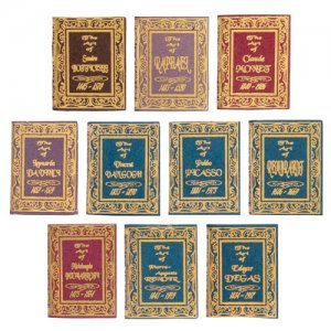 (image for) Miniature Reproduction Great Artists Books for Dollhouses
