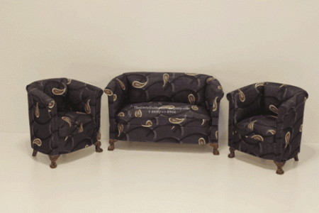 (image for) Dollhouse Miniature Living Room 3 pcs Set