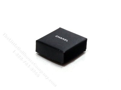(image for) Miniature Small Black Chanel Box for Dollhouses
