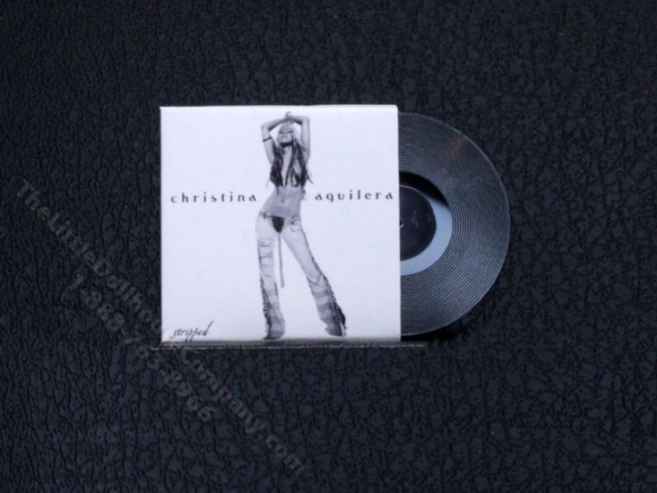 (image for) Miniature Christina Aguilera "Stripped" Vinyl Record