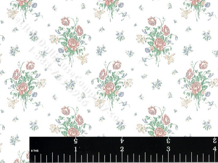 (image for) Rio Dante Pattern Miniature Wallpaper for Dollhouses