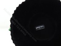 (image for) Ladies Black Feathered Hat by Judith Blondell for Dollhouses