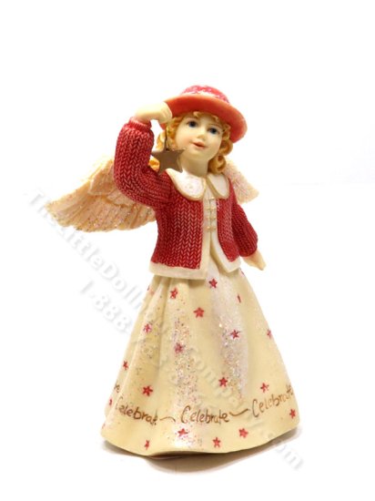 (image for) Miniature Christmas Angel Figurine for Dollhouses
