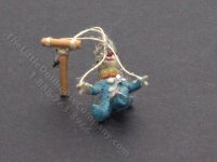 (image for) Miniature Clown Marionette for Dollhouses