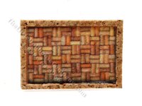 (image for) Miniature Wine Cork Board Tray for Dollhouses