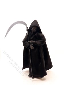 (image for) Miniature Handcrafted Vintage Grim Reaper Doll by Detta's Darling Dolls
