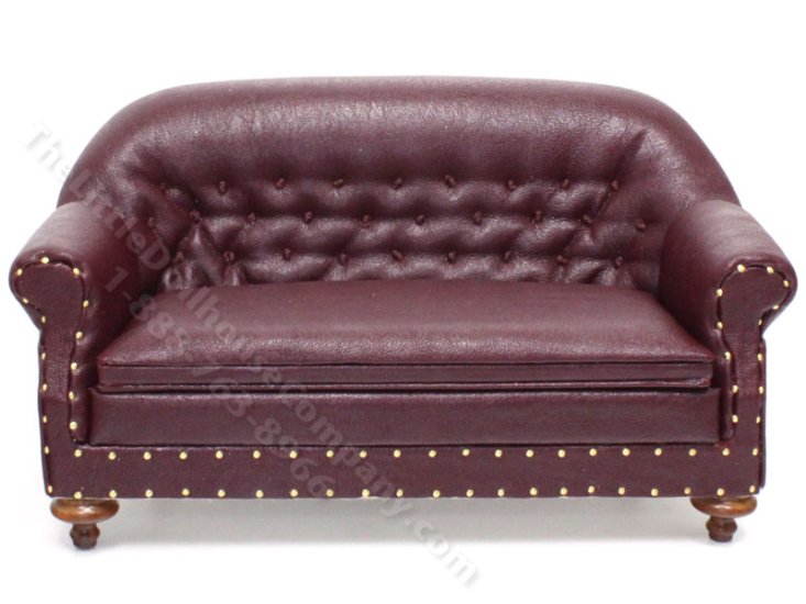 (image for) Miniature 1880's Sofa For Dollhouses