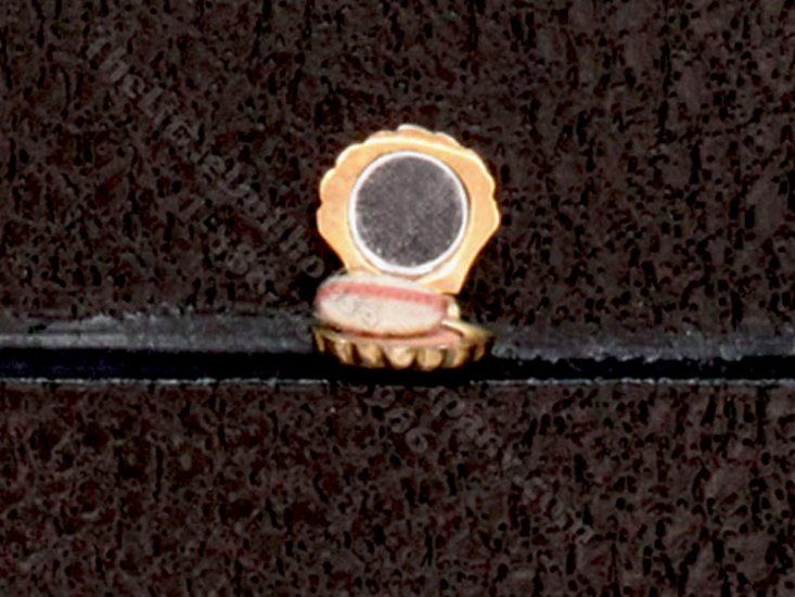 (image for) Miniature Gold Powder Compact by Don Henry