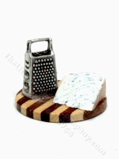 (image for) Miniature Cheese and Grater on Board