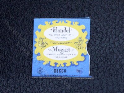 (image for) Miniature Handel/Mozart Record Sleeve for Dollhouses