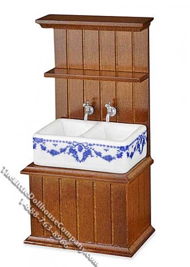 (image for) Miniature Small Sink Cabinet for Dollhouses