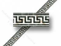 (image for) 1:24 Scale Dollhouse Faux Marble Wallpaper Border
