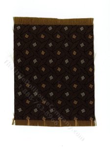 (image for) Miniature Green Geometric Rug for Dollhouses