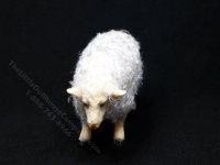 (image for) Dollhouse Scale Model Flocked Sheep