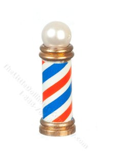 (image for) Miniature Barber Pole for Dollhouses