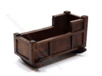 (image for) Miniature Nursery Cot for Dollhouses