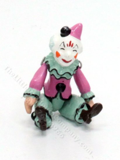 (image for) Miniature Hantel Pewter Toy Clown for Dollhouses