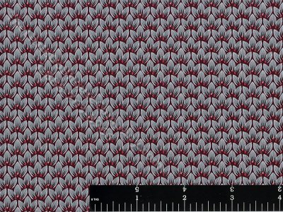 (image for) Purple and Blue Leaf Pattern Miniature Wallpaper for Dollhouses