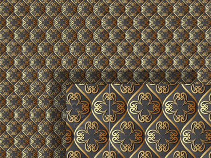 (image for) 1/2 Scale Wallpaper for Dollhouses