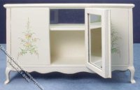 (image for) Miniature White Elegant Store Display Counter for Dollhouses