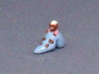 (image for) Miniature Handmade Mouse in Shoe Figurine