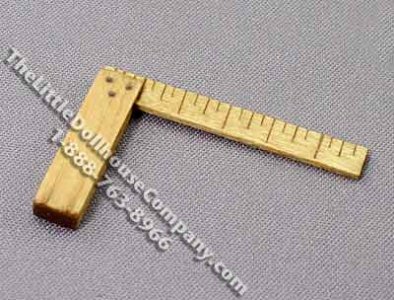 (image for) Dollhouse Scale Model Graduated Tri-Square