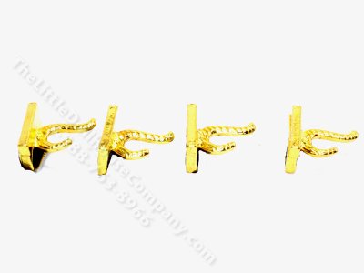 (image for) Dollhouse Individual Gold Wall Hooks (4/pk)