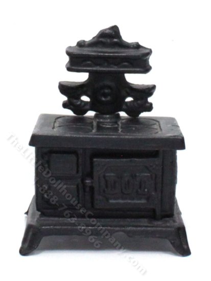 (image for) Vintage Miniature Old Fashioned Stove for Dollhouses
