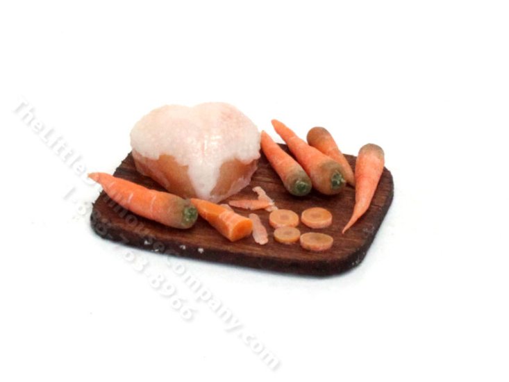 (image for) Miniature Chicken Cutting Board for Dollhouses