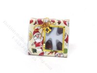(image for) Miniature Christmas Box of Chocolate Strawberries for Dollhouses