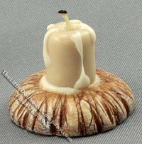 (image for) Candle on a Homemade Base