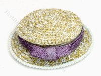 (image for) Miniature Handmade Boater Hat