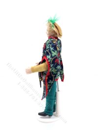 (image for) Miniature Handcrafted Vintage Tudor Nobleman Doll with Bag