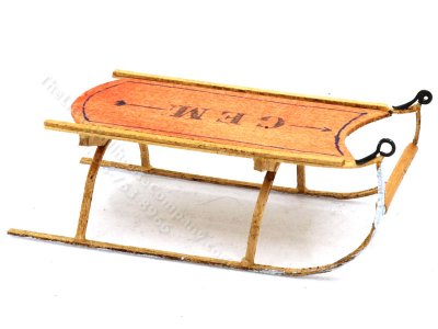 (image for) Miniature Handmade Sled
