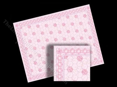 (image for) Miniature Faux Tile Flooring for Dollhouses