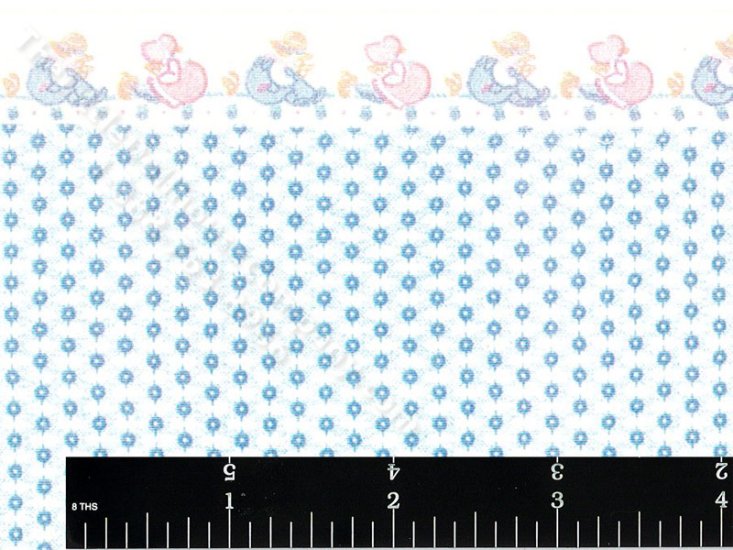 (image for) Holly Hobbie Border Miniature Wallpaper for Dollhouses