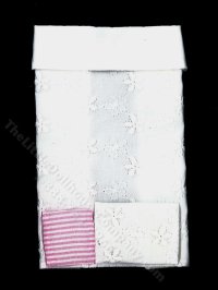 (image for) Miniature Eyelet Flowers Single Bedsheets by Designs by Janet