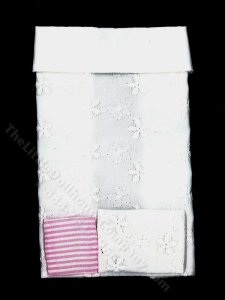 (image for) Miniature Eyelet Flowers Single Bedsheets by Designs by Janet